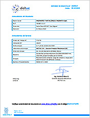 Certificado escalerillas portaconductores CONDUTRAY® para la canalización eléctrica